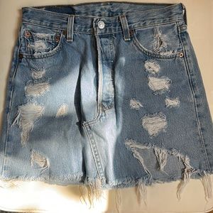 Vintage Levi high waisted mini skirt